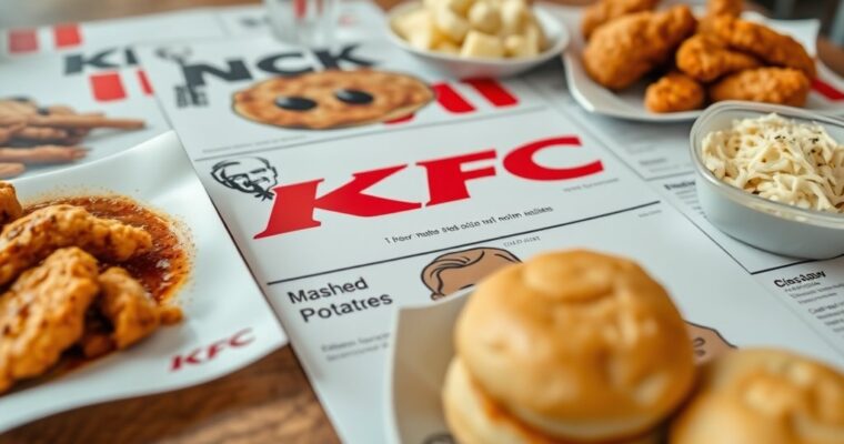 Kfc menu: ontdek verassende gerechten en klassieke favorieten