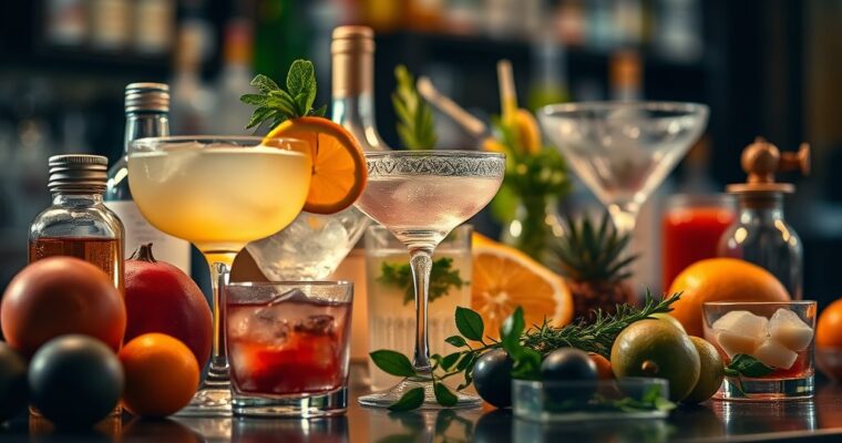 Perfecte cocktails thuis maken: tips voor ingrediënten en sfeer